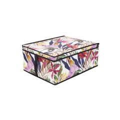 ORDINETT Ιταλίας Θήκη Φύλαξης Ρούχων 50x38x14cm Box Medium Floral Beauty