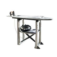 BAMA ITALY Σιδερώστρα Ατμού-Boiler 137x40x82-92cm Πλαστική 7.4kg με Ράφι και Ρυθμιζόμενο Ύψος Γκρι TREND