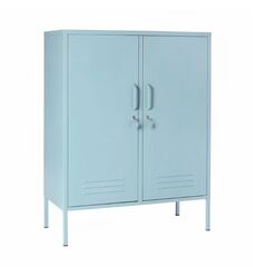 STEELEN COLOR Μεταλλική Ντουλάπα 80x40x90cm Πάχους 0.7mm Εσωτερικού Χώρου με Πόδια Baby Blue