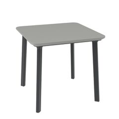 TOOMAX Τετράγωνο Τραπέζι 77x77x72cm Πλαστικό Βάρος 0kg Γκρι Ιταλίας