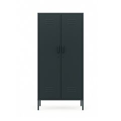 STEELEN COLOR Μεταλλική Ντουλάπα 90x55x190cm Πάχους 0.4mm Εσωτερικού Χώρου με Πόδια Slate Grey