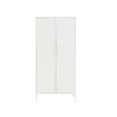 STEELEN COLOR Μεταλλική Ντουλάπα 90x55x190cm Πάχους 0.7mm Εσωτερικού Χώρου με Πόδια Cotton White