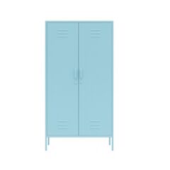 STEELEN COLOR Μεταλλική Ντουλάπα 90x55x190cm Πάχους 0.4mm Εσωτερικού Χώρου με Πόδια Baby Blue