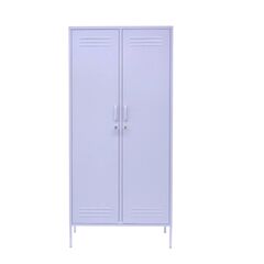 STEELEN COLOR Μεταλλική Ντουλάπα 90x55x190cm Πάχους 0.4mm Εσωτερικού Χώρου με Πόδια Lilac