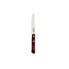 Μαχαίρι Γενικής Χρήσης TRAMONTINA Polywood Ανοξείδωτο 11.5cm (5") με Κόκκινη Ξύλινη Λαβή