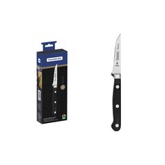 TRAMONTINA Century Μαχαίρι Φρούτων & Λαχανικών Inox 7.6cm με Μαύρη Λαβή Polycarbonate
