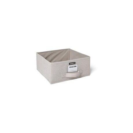 ORDINETT Ιταλίας Κουτί Αποθήκευσης Ρούχων 40x50x25cm Πολυεστέρας 50lt 1.23kg BOX LARGE LINETTE Μπεζ