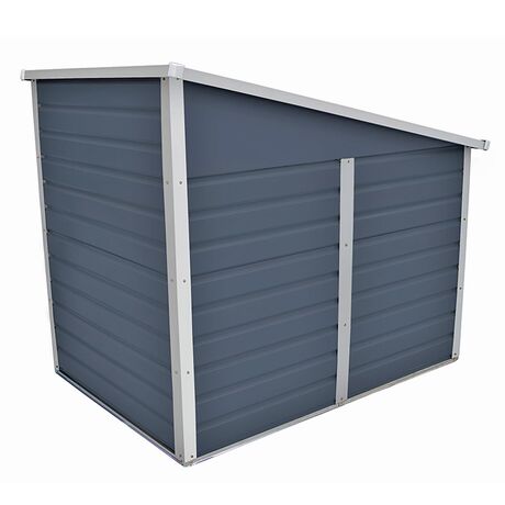 STEELEN Μεταλλική Αποθήκη Κήπου 161x87x134 (5.3'x2.9') 1.1m² Γαλβανιζέ Coco Γκρι
