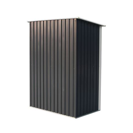 STEELEN Μεταλλική Αποθήκη Κήπου 143x89x186 (4.7'x3') 1m² Γαλβανιζέ Joy Γκρι