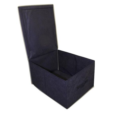 Κουτί Αποθήκευσης Ρούχων 28x33x15cm 14lt TNT Μπλε Σκούρο