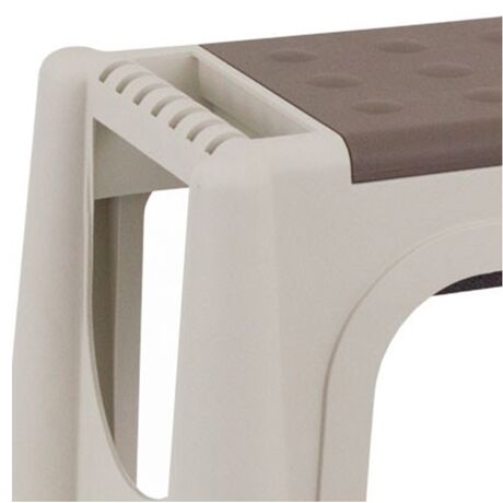 ARTPLAST Italy Σκαμπό Πολλαπλών Χρήσεων 58x28x37cm με Αποθηκευτικό Χώρο και Αφρολέξ 1.6kg Μπεζ-Καφέ