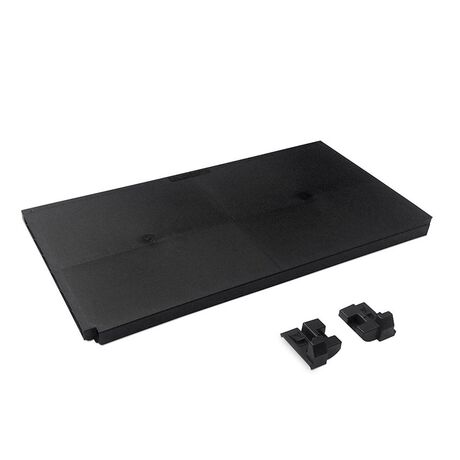 TOOMAX Ιταλίας Πλαστικό Ράφι 63x34x2.5cm Για Ντουλάπες SMALL MAX Αντοχή 15kg Μαύρο
