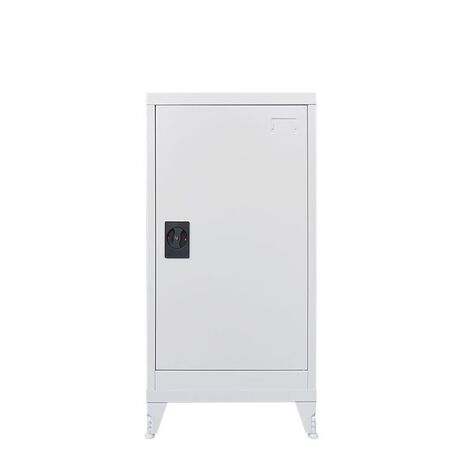 STEELEN Μεταλλική Ντουλάπα Βάρος 16.2kg 50x45x101cm Πάχους 0,6mm/0,8mm (πάτωμα) Γαλβανιζέ με Εσωτερικό Ράφι και Ρυθμιζόμενα Πόδια - 2 Αποθηκευτικοί Χώροι