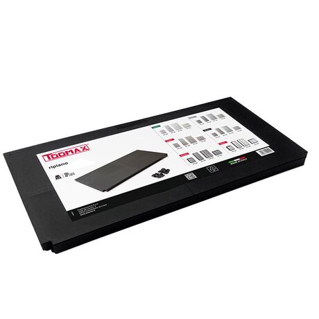 TOOMAX Ιταλίας Πλαστικό Ράφι 63x34x2.5cm Για Ντουλάπες SMALL MAX Αντοχή 15kg Μαύρο