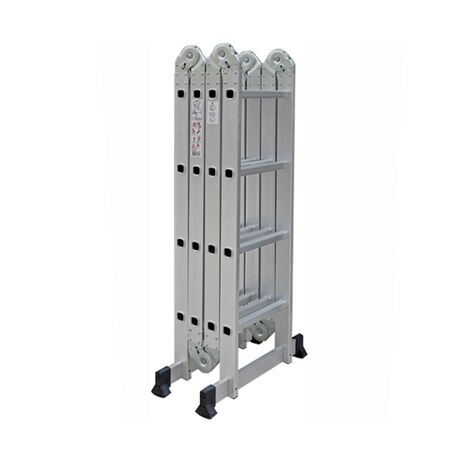 VESTA Πολυμορφική Σκάλα Αλουμινίου 4Χ4 70x226cm MAX Ύψος 4.62m MAX Αντοχή 150kg Πιστοποίηση EN131