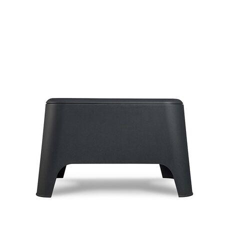 TOOMAX Ορθογώνιο Τραπέζι 59x39x36cm Πλαστικό Βάρος 3.4kg Petra Matte Anthracite Ιταλίας