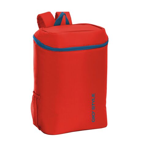 GIOSTYLE Ιταλίας Ισοθερμική Τσάντα Πλάτης 28x20x37cm Πάχος 6mm 20lt Πολυεστέρας 120D MAX Απόδοση 11 Ώρες Πιστοποιήσεις Azo FREE/REACH FRIO BACKPACK Κόκκινο