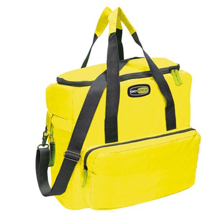 GIOSTYLE Ιταλίας Ισοθερμική Τσάντα 42x18x37cm Πάχος 10mm 33lt Πολυεστέρας 420D MAX Απόδοση 18 Ώρες Πιστοποιήσεις Azo FREE/REACH VELA+ XL Κίτρινο
