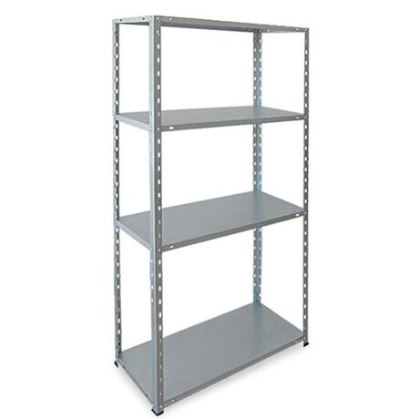 VESTA Μεταλλική Γαλβανιζέ Ραφιέρα Dexion 4όροφη 75x30x145.5cm 5kg MAX Αντοχή 120kg (30kg / Ράφι)