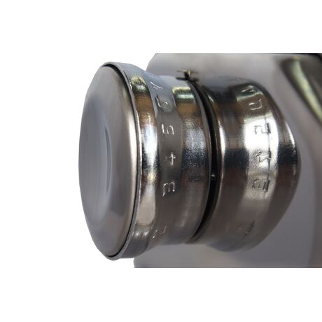 SHULE Μηχανή Φύλλου INOX 24.5x14x13cm Max Πλάτος Ζύμης 18cm Βάρος 2.1kg