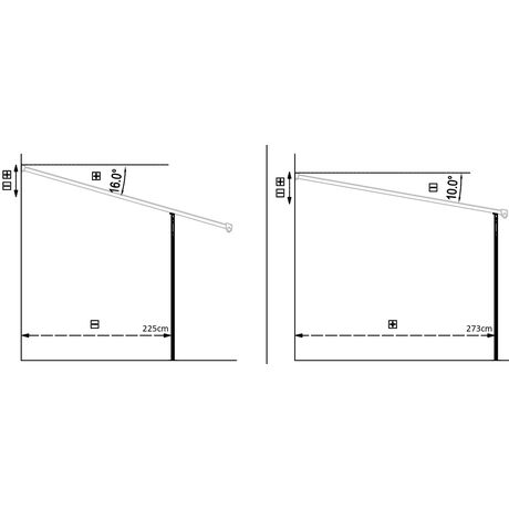 VESTA Στέγαστρο ΚήπουΒεράνταςΓκαράζ 435x300cm Αλουμίνιο Πάχους 0.8-1mm Πολυκαρμπονικό Πάνελ Πάχους 6mm Επιφάνεια 13,05m2 Ανθρακί-Διάφανο Ανθρακί
