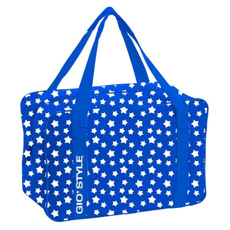 GIOSTYLE Ιταλίας Ισοθερμική Τσάντα 42x18x28cm Πάχος 8mm 24lt Πολυεστέρας 600D MAX Απόδοση 10 Ώρες Πιστοποίηση REACH STARS 24 Μπλε