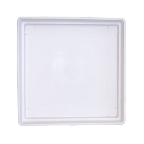 PLASTONA Πιάτο Caspo/Γλάστρας για Natura Tetra Mat/Brillante 26x26x3.6cm Λευκό