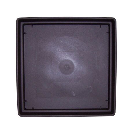 PLASTONA Πιάτο Caspo/Γλάστρα για Natura Tetra Mat/Brillante 26x26x3.6cm Καφέ