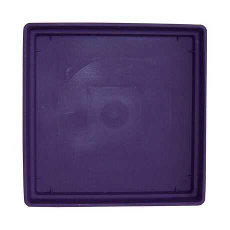 PLASTONA Πιάτο Caspo/Γλάστρας για Natura Tetra Mat/Brillante 26x26x3.6cm Μπορντώ Μωβ