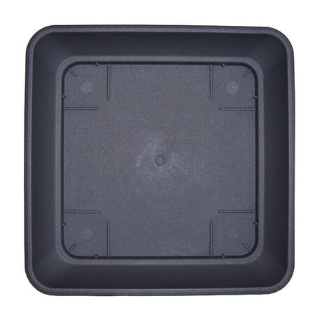 PLASTONA Πιάτο Caspo/Γλάστρας για Natura Tetra Mat/Brillante 36x36x5cm Ανθρακί