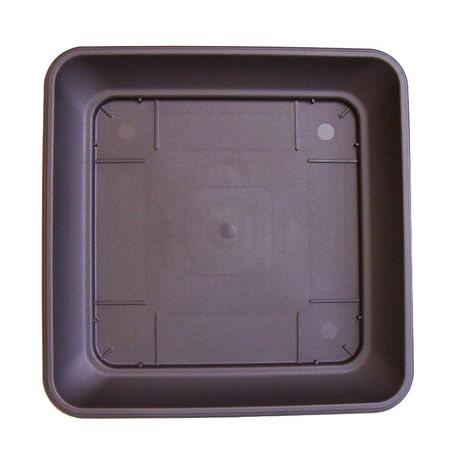 PLASTONA Πιάτο Caspo/Γλάστρας για Natura Tetra Mat/Brillante 36x36x5cm Καφέ