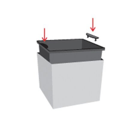 PLASTONA Κάδος Φύτευσης GO GREEN για Caspo Γλάστρα για TETRA και NATURA 29lt 2