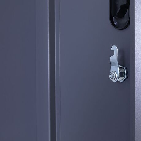 STEELEN Μεταλλική Ντουλάπα - Φοριαμός (Locker) 90x45x180cm 15 Ντουλάπια Πάχος 0.4mm ΧΩΡΙΣ ΠΟΔΙΑ 54kg Ανθρακί Ματ