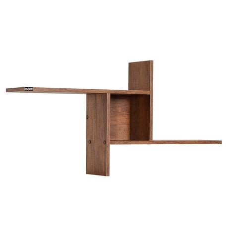 Ράφι Τοίχου Διακοσμητικό 100x18x50cm Ξύλινο Oslo Walnut 4.2kg RAF04OO