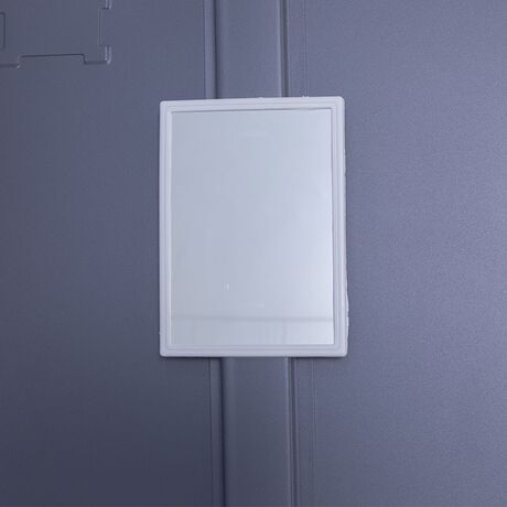 STEELEN Μεταλλική Ντουλάπα - Φοριαμός (Locker) 90x45x195cm 3φυλλη 51kg με Ρυθμιζόμενα Πόδια 9 Αποθηκευτικών Χώρων Πάχος 0.4mm Ανθρακί Ματ