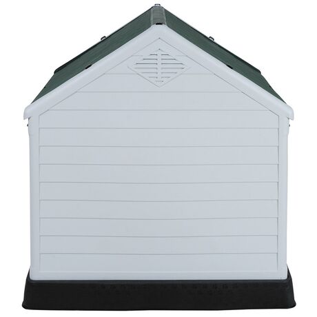 VESTA Σπίτι Σκύλου XLARGE 97x101x99cm 15.6kg Λευκό Πάγου-Πράσινο