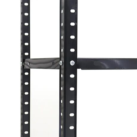 VESTA Μεταλλική Γαλβανιζέ Ραφιέρα Dexion 5όροφη 75x30x168cm 7.8kg MAX Αντοχή 150kg (30kg / Ράφι) Μαύρη
