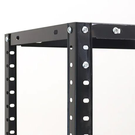 VESTA Μεταλλική Γαλβανιζέ Ραφιέρα Dexion 5όροφη 75x30x168cm 7.8kg MAX Αντοχή 150kg (30kg / Ράφι) Μαύρη