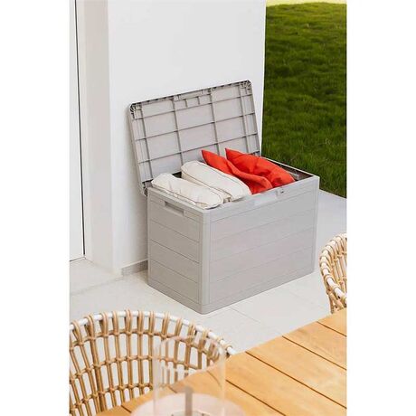 TOOMAX Ιταλίας Πλαστικό Μπαούλο 77.5x44.5x53cm 160lt 4.5kg MULTIBOX WOODY'S LINE WARM GREY