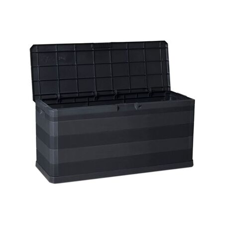 TOOMAX Ιταλίας Πλαστικό Μπαούλο 117x45x56cm 280lt 8.8kg ELEGANCE LINE S ANTHRACITE TUV/GS