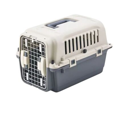 VESTA Κλουβί Μεταφοράς Κατοικιδίου 39x61x42cm IATA PetCarrier 2 Small Πλαστικό 3.45kg Λευκό Πάγου-Ραφ