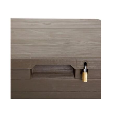TOOMAX Ιταλίας Πλαστικό Μπαούλο 77.5x44.5x53cm 160lt 4.5kg MULTIBOX WOODY'S LINE WARM Καφέ