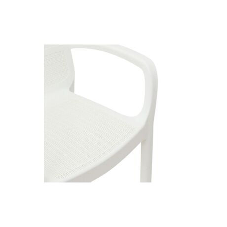 TOOMAX Καρέκλα Κήπου 56.5x58x84cm Βάρος 3.49kg SIROLO Λευκή Grey Ιταλίας