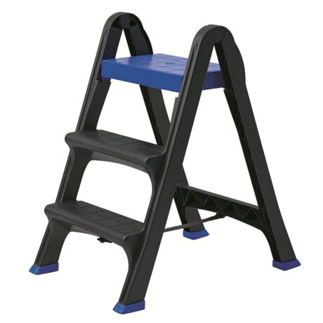BAMA σκαλοσκαμπό πλαστικό 47x68x78cm 2+1 σκαλιά σε 2 χρώματα