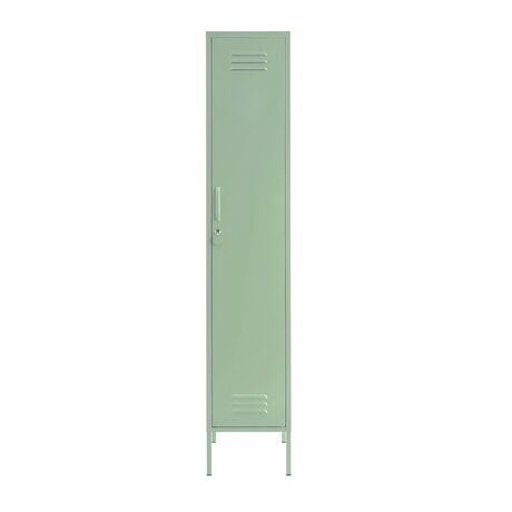STEELEN COLOR Μεταλλική Ντουλάπα 40x45x190cm Πάχους 0.4mm Εσωτερικού Χώρου με Πόδια Pastel Green