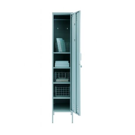 STEELEN COLOR Μεταλλική Ντουλάπα 40x45x190cm Πάχους 0.4mm Εσωτερικού Χώρου με Πόδια Baby Blue