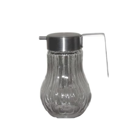 Γαλατιέρα γυάλινη με inox
