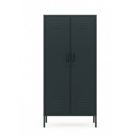 STEELEN COLOR Μεταλλική Ντουλάπα 90x55x190cm Πάχους 0.4mm Εσωτερικού Χώρου με Πόδια Slate Grey