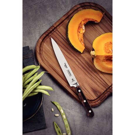 TRAMONTINA Μαχαίρι Γενικής Χρήσης με Λεία Λεπίδα 15.24cm και Ξύλινη Χειρολαβή Tramontina Century Wood