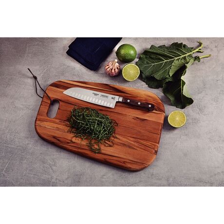 TRAMONTINA Μαχαίρι Santoku Century Wood με Λεία Ανοξείδωτη Λεπίδα 18cm (7") και Ξύλινη Λαβή